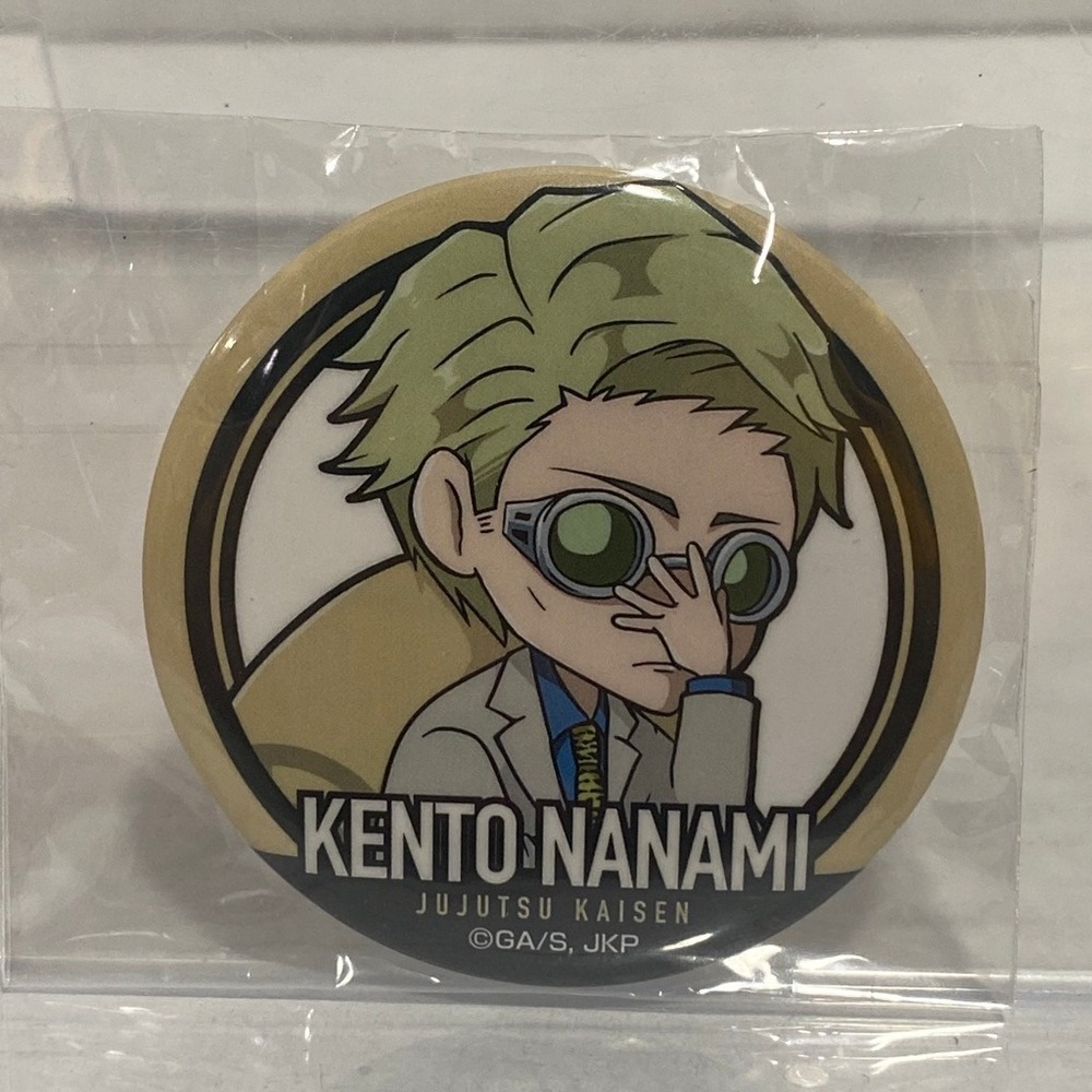 Jujutsu Kaisen Can Badge Kento Nanami Yurutto Cushion Series Anime Pin